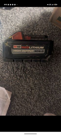 Milwaukee M18 XC 6.0 battery
