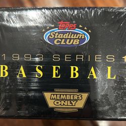 1993 Stadium Club Members Only Series 1 Factory Sealed Baseball Set