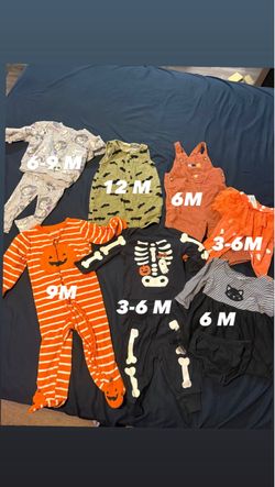 Baby Halloween Clothing Lot