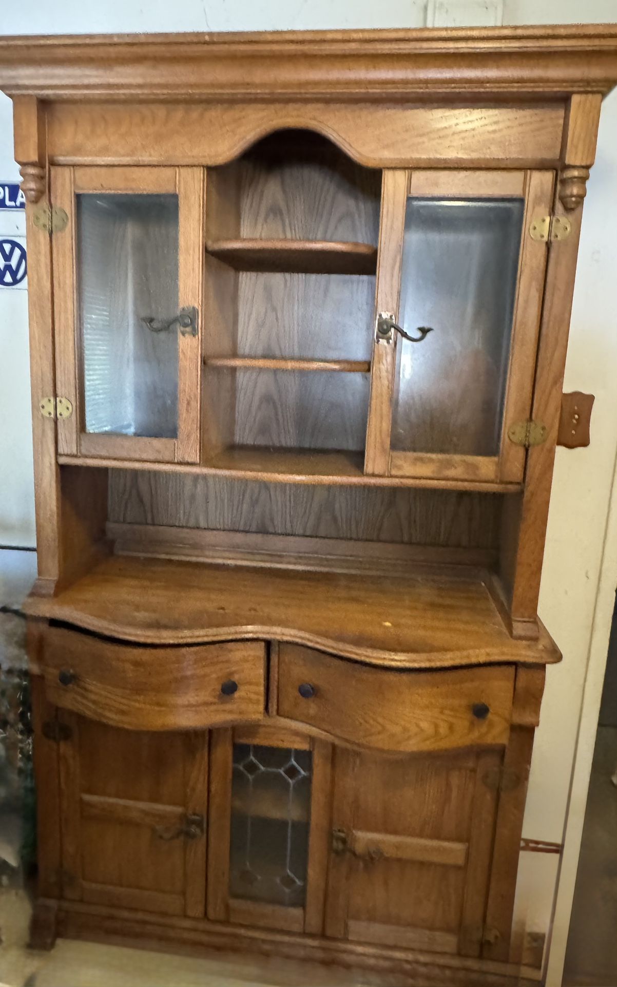 Pulaski Oak Hutch