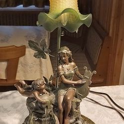 Stunning Vintage Inside Fountain Lamp Combination (Heavy)