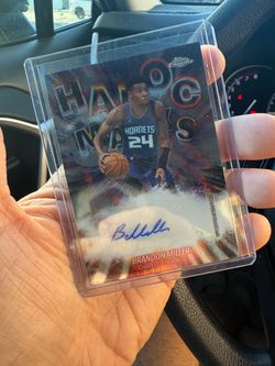 Brandon miller autograph card