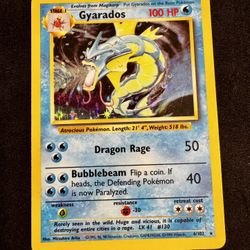 Gyarados Pokemon Card