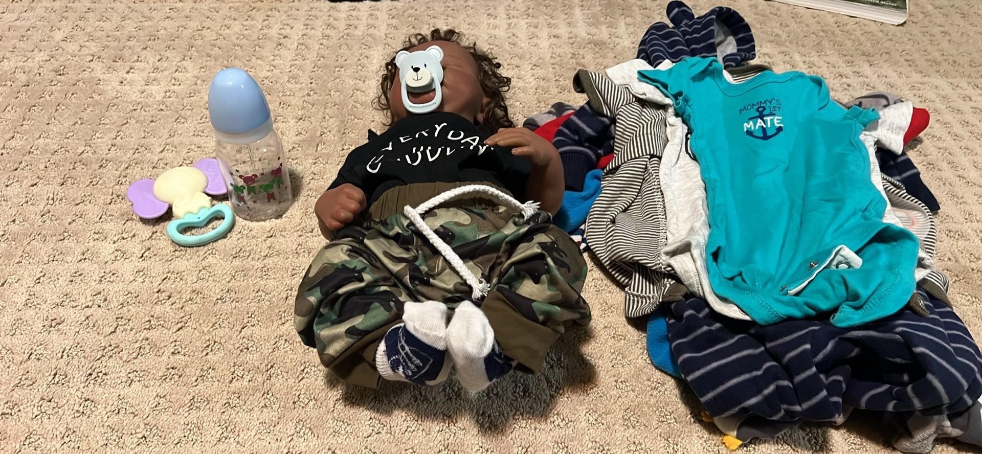 Reborn Baby Doll with Clothes and Accessories