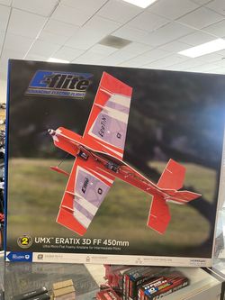 UMX Eratix 3D FF 450mm BNF W/AS3X RC Plane.