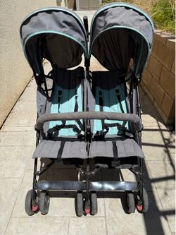 Dream on me portable light double  stroller