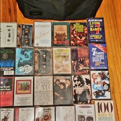 VINTAGE MUSIC CASSETTE  LOT 
