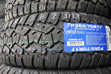 265/70/17 ALL TERRAIN NEW SET OF TIRES
