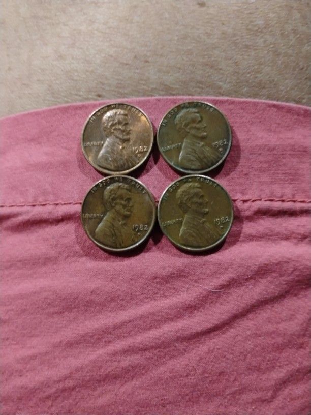 1982 Cents Denver Mint