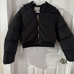 Black Jacket -Crop Style