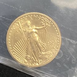 1/4oz Liberty 10 Dollars  Gold Coin 2023