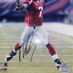 Autographed Mike Vick Picture