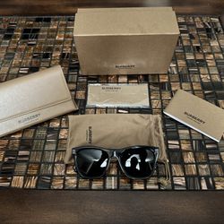 BURBERRY Cooper BE4(contact info removed)87 52mm Black Men's Sunglasses