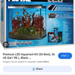 Bow Front Fish Tank And Stand