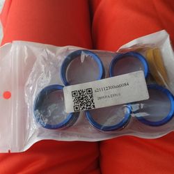 Car Stereo Knobs Cover Blue 