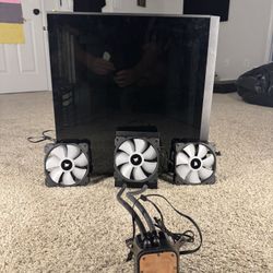 Corsair Vengeance 48.8 Liter ATX PC Case With Fans And Cooler