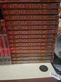 First Print Attack On Titan Anime Manga 1-14