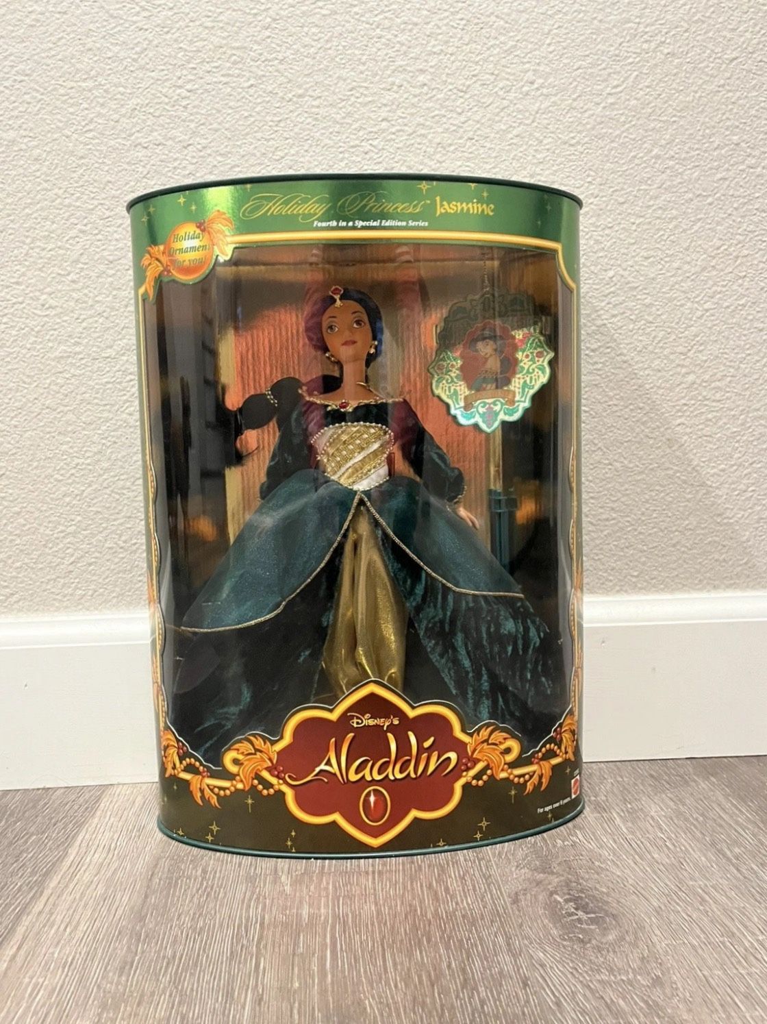 Disney Aladdin Princess Jasmin Holiday Doll.