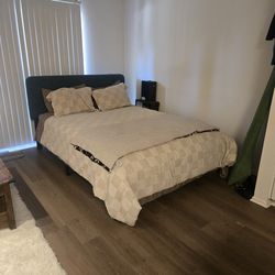 Queen Bed Frame + Mattress – 7 Months Old – Paid ~$1,300 – $575 – Woodland Hills Pickup