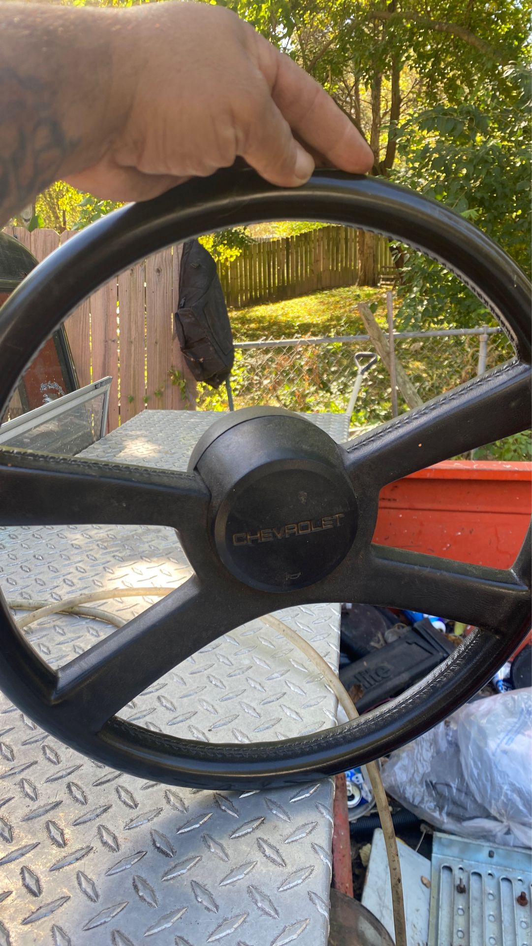Nice Chevy Steering wheel 80’s on up