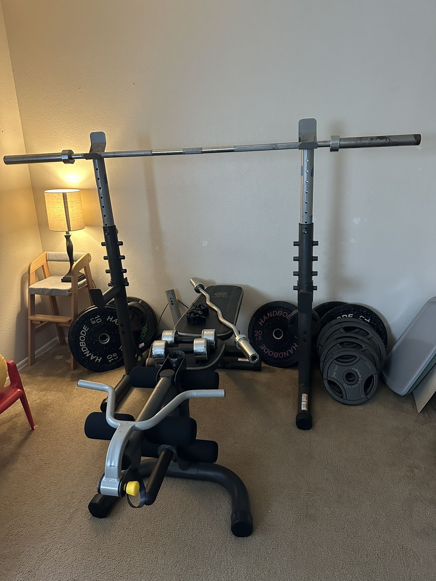 Bench Press And Weights