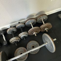 Weight plates and bars