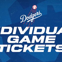 Dodger Tickets 4/11 Two Seats 39 Reserve Level