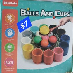 Balls And Cups Matching Game
