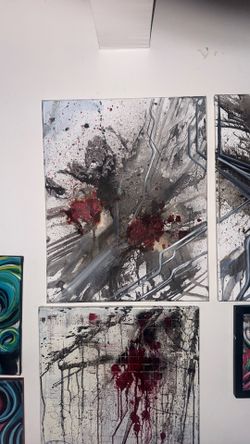 4 Works Abstract By SHAM