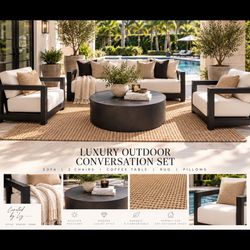 Joss & Main Luxury Outdoor Patio Set – Complete 5-Piece Look
