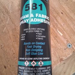 Professional 581 Fabric and foam spray he said