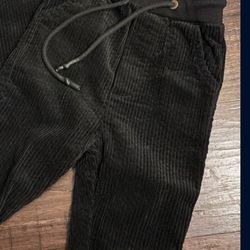 New Black Corduroy Joggers Size 2