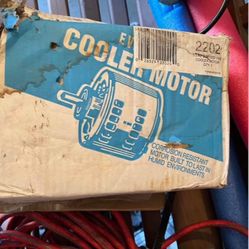 Cooler motor 115 volts 1/3 horse power 2 speed