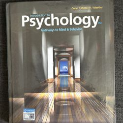 Psychology Gateways to Mind & Behavior 
