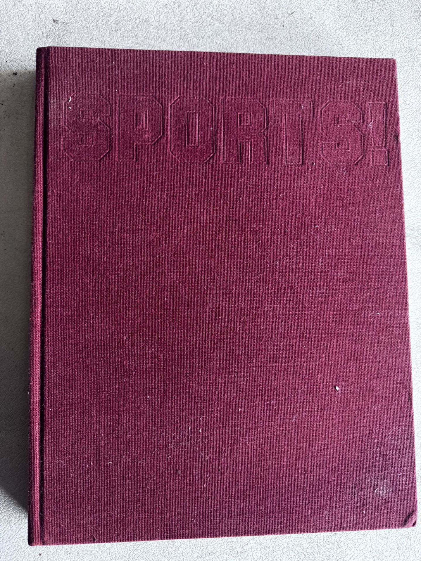 Vintage Photography Sports Book