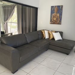 2 Pc Sectional W/ Large Ottoman 