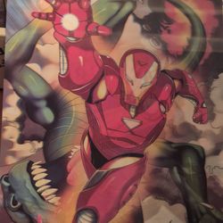 12x16 Iron Man Lenticular Print