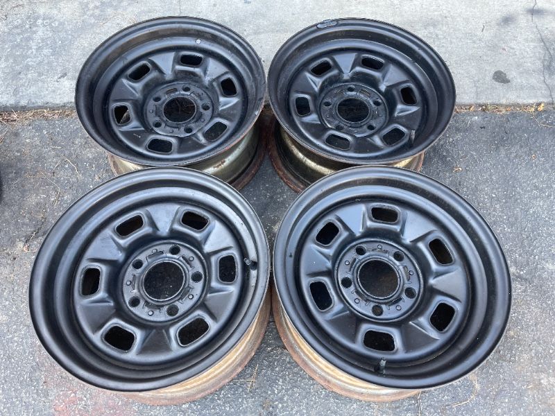 Camaro 14x7 rally rims. Fits chevy and GM cars. Fits disk brakes ...