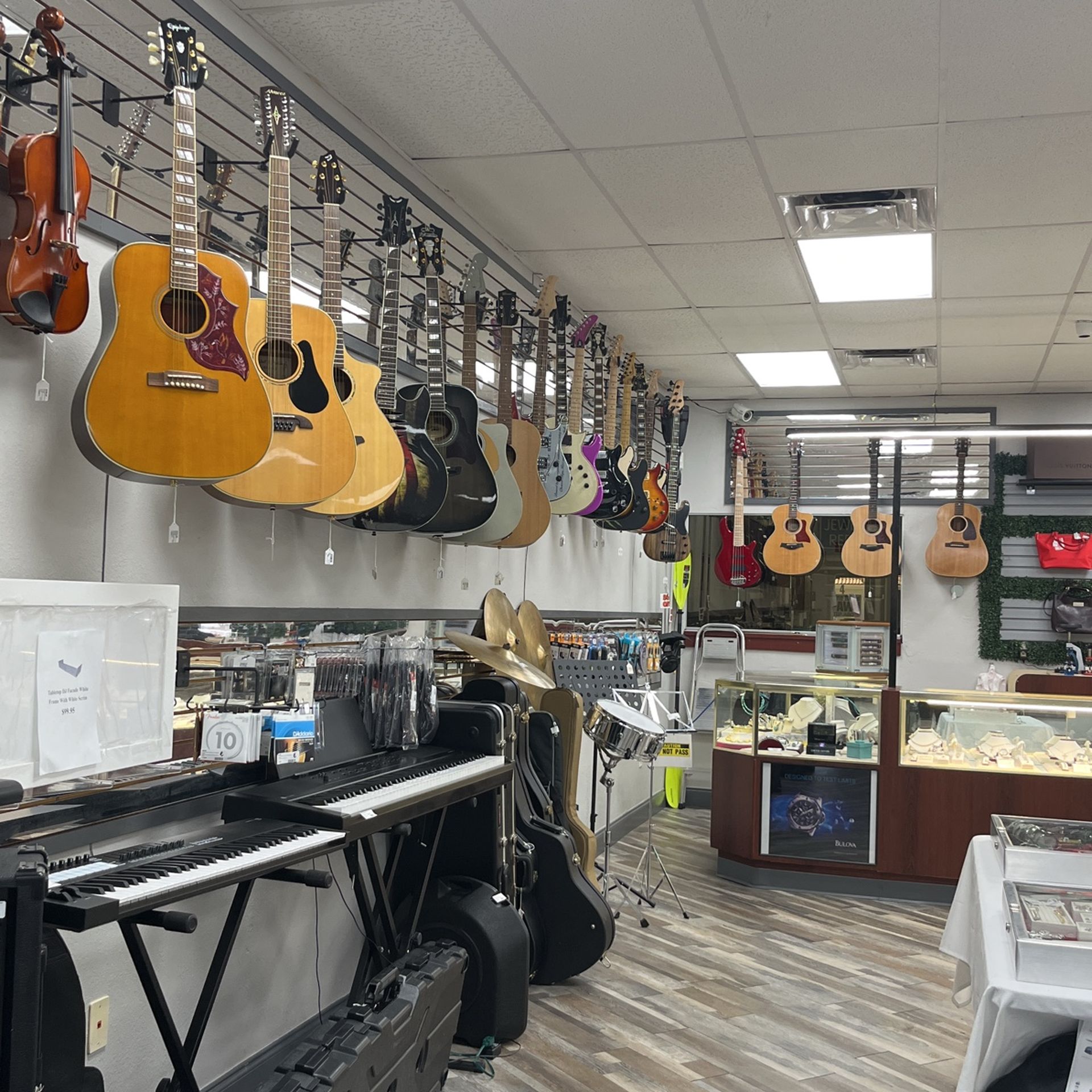 Acoustic Guitars And Electric Guitars 