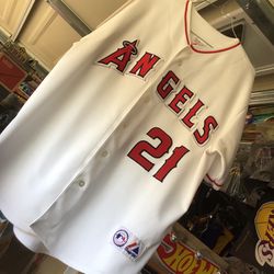 Angels Baseball Jersey Size Adult L/XL