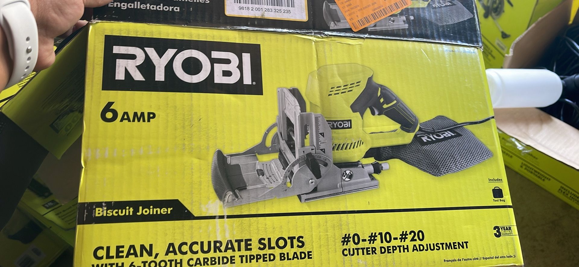 Ryobi Biscuit Joiner Electric 6 Amp