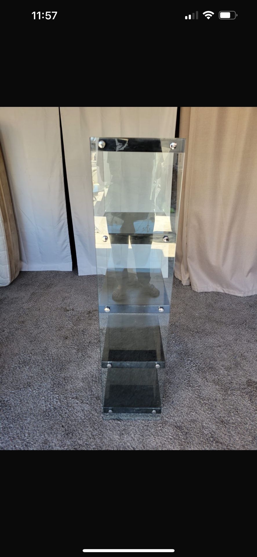 Glass Showcase Shelve Glass Cabinet