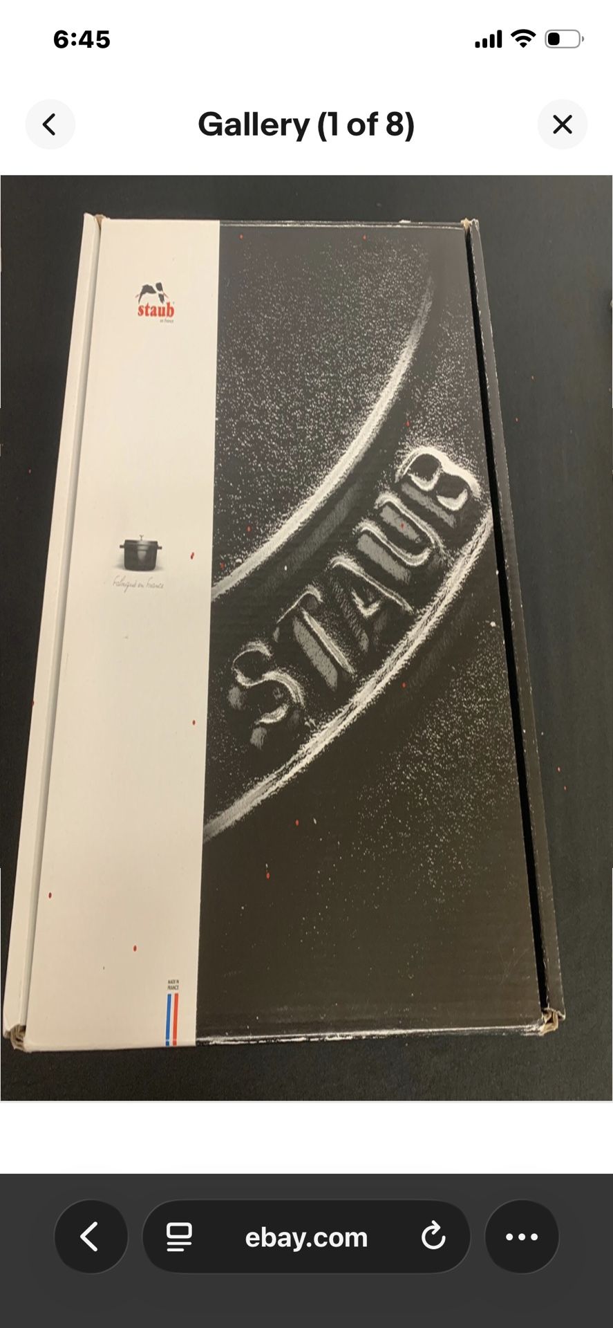 Staub Cast Iron 4-pc Stackable Set *NEW IN BOX* Never Used*