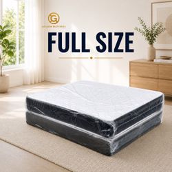 Full Size Mattress Set – Medium Comfort – Available Today 🚚