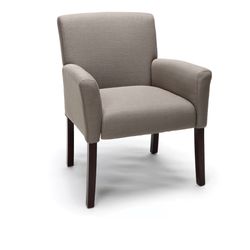 Guest Chair. Color tan OFM Essentials Collection Fabric Executive 19" Interior Arm Width 22.25" Exterior Arm Width 17.75" W x 20" H Back Size 19" W x 