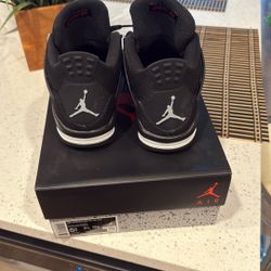 Jordan 4 Retro Black Canvas 5.5y