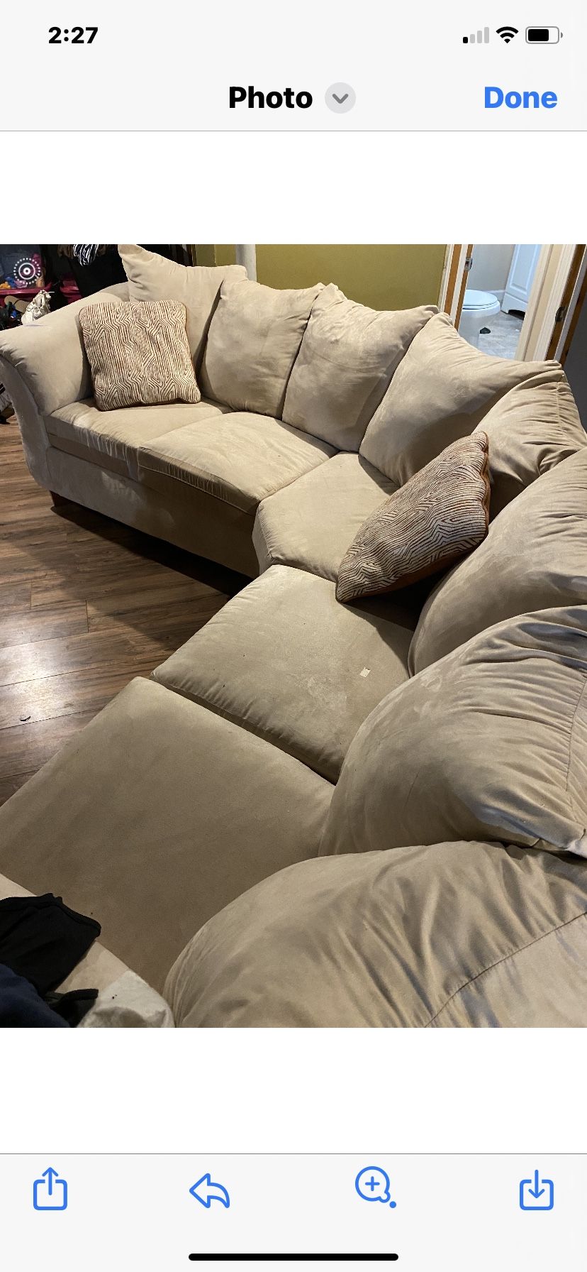 Beige Sofa