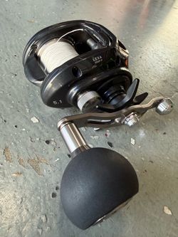 Daiwa Lexa 400 w/ Maxcuatro 65lb braid