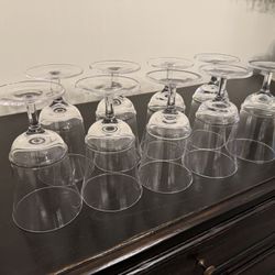 Potterybarn Goblet Glasses. Set Of 9