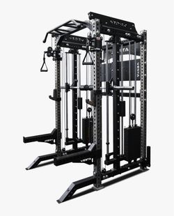 Vesta Fitness 3in1 Squat Rack Power Cage Functional Trainer Home Gym Smith Machine